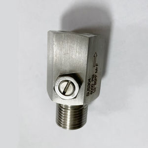 304 स्टेनलेस स्टील दबाव गेज स्नूबर 1/4 "जी थ्रेड, हाइड्रोलिक तेल पानी प्रणाली संरक्षण - Product Image 3