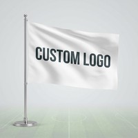 Drapeaux de table en nylon personnalisables avec logo, thème Champions, pour bureau, extérieur, promotion commerciale, en gros