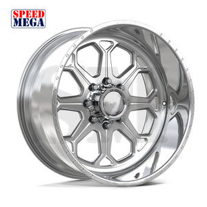 Rines de Aleación Forjados Cóncavos Profundos Monobloque Brillantes de 20" 22" 24" 26" PCD 6x139.7 CB 78.1 para Chevrolet Silverado 1500 - Product Image 1