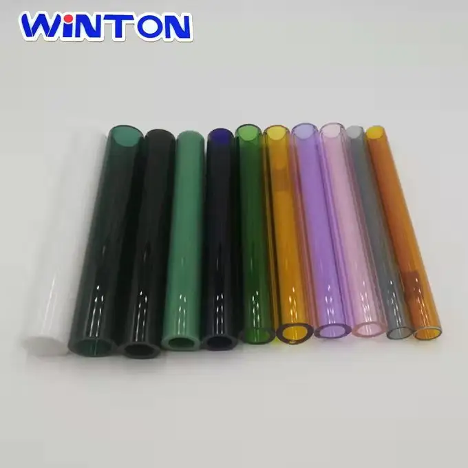 ウィントン売れ筋カスタマイズ透明ホウケイ酸管ガラスパイプ