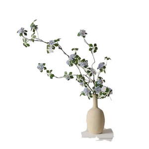 Fleur artificielle en soie bleue Guanyin simulée, plante décorative, ornement de grande taille, style simple et tendance - Product Image 5
