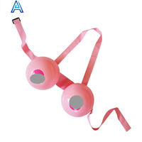 Jouet de fête en PVC durable soufflant à l'air jouet de soutien-gorge gonflable pour adulte spectacle de fête mamelon gonflable mamma staphylion bubby jouet
