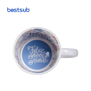 Bestsub-Tazas en blanco personalizadas para transferencia <span class=keywords><strong>de</strong></span> calor por sublimación, tazas con lema <span class=keywords><strong>de</strong></span> 11oz, español, Feliz Año Nuevo, venta al por mayor - Product Image 3
