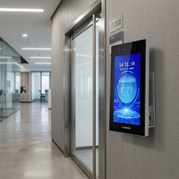 Sistema de Control de Acceso Biométrico WIFI con Reconocimiento Facial de 7 Pulgadas para Oficina, Banco, Hospital, Venta al Por Mayor