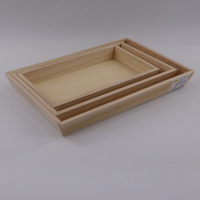 Plateau et boîte de rangement en bambou naturel durable, à compartiment unique et multifonctionnel, pour bijoux, salle de bain et bureau