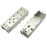 Connecteur de cage à sertissage pour fibre optique SFP, boîtier blindé, Gigabit 800G 5G