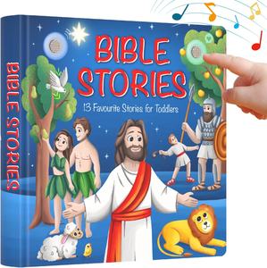 Historias bíblicas cristianas 13 historias y oraciones <span class=keywords><strong>para</strong></span> los más pequeños Libros musicales <span class=keywords><strong>para</strong></span> niños pequeños - Product Image 1