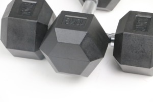 Высокое качество, реальный вес, как показано, резиновые шестигранные гантели в кг фунтов - Product Image 6