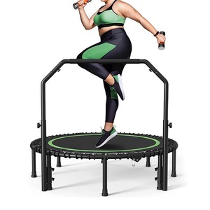 Approvisionnement en vrac 40/48/50 pouces Mini Trampoline de fitness Trampoline de fitness adulte Conception pliable durable pour la salle de sport à domicile et l'entraînement <span class=keywords><strong>cardio</strong></span> - Product Image 2