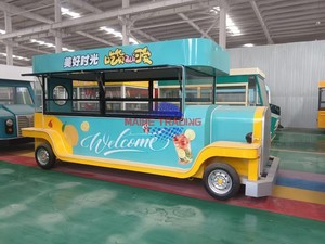Food Truck, Remorque à café, Vendeur ambulant, Food Van, Chariot à hot-dogs, Petite remorque à nourriture vintage, Food Truck entièrement équipé - Product Image 6