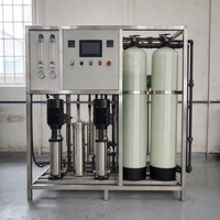 Système adoucisseur d'eau à double réservoir en résine pour cuve sous pression en PRV (fibre de verre), 1000 L/heure, garantie 1 an pour le traitement de l'eau commercial