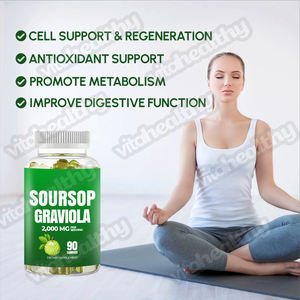Vitahealthy OEM/ODMホットセールSoursopグラビオラ葉濃縮エキスビタミン<span class=keywords><strong>C</strong></span>が豊富100% 天然Soursopグラビオラグミ - Product Image 4