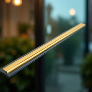 Tergivetro Dorato 45 Cm per Pulizia Vetri con Lama in Gomma - Product Image 3