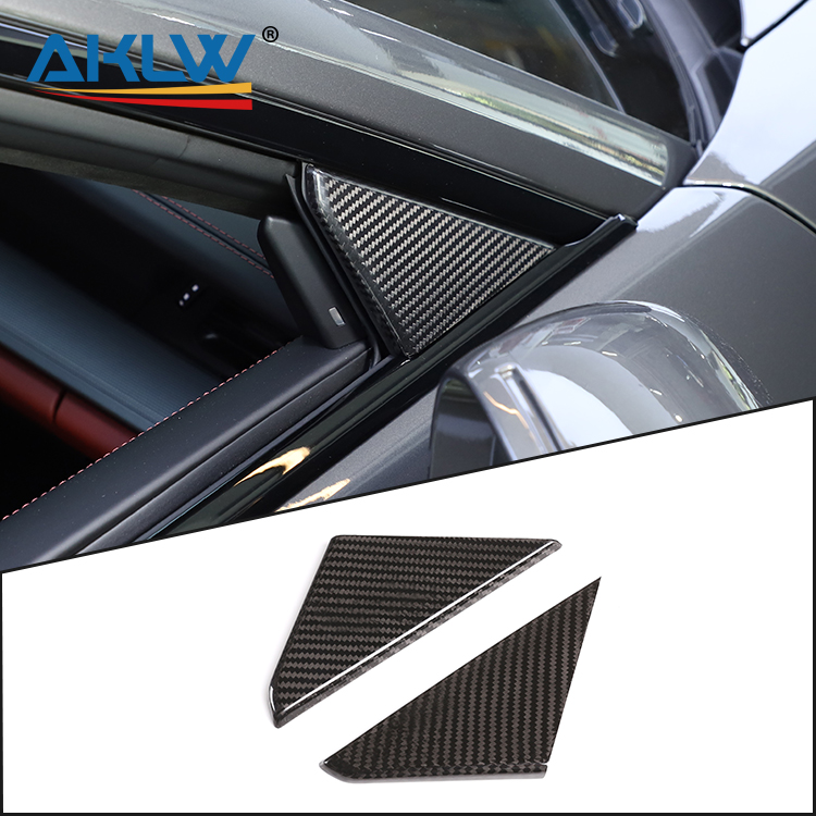 Triangular trim cover A-pillar