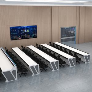 卸売モニター交通管制室コンソールカスタマイズ可能な形のディスパッチセンターコンソール - Product Image 2