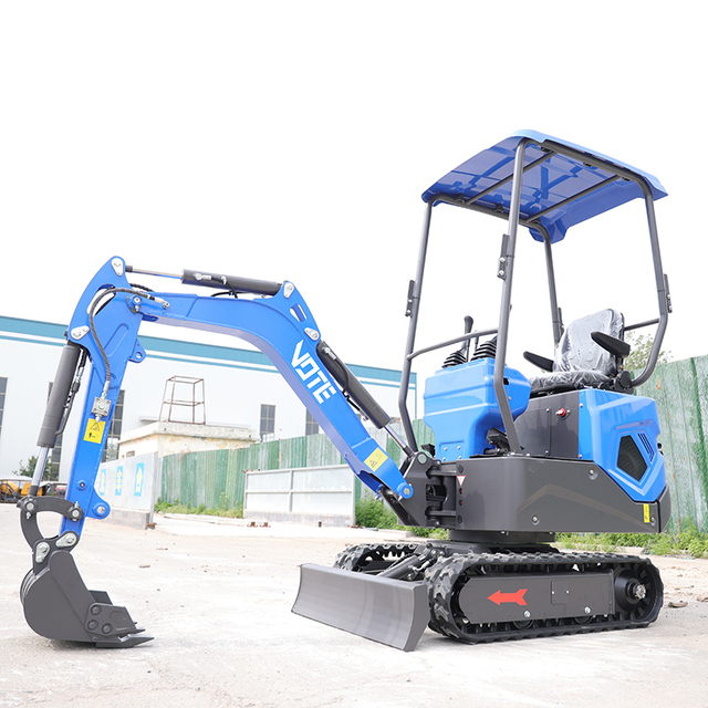 Factory Prices VTW-12 Mini Excavator 1.2Ton With Side Swing Small Excavator 2Ton 3Ton Diesel Crawler Digger Machine