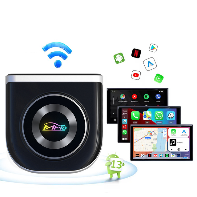 MMB Q5W 2025 Android Car Play Magic Ai Box 8+128GB Auto Carplay Box Android Box for Cars Wireless Carplay Adapter Qualcomm 6225