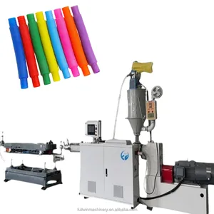 Soft Plastic Medical Shrink Pipe Extruding Making Machine Single Wall Telescopic tube production line