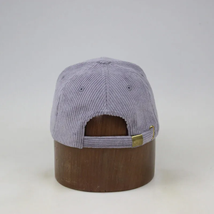 Gorra Snapback Unisex de Pana Lavanda con 6 Paneles, Hebilla Dorada Ajustable, Estilo Casual de Béisbol, Primavera Verano, Marca Personalizada - Product Image 4