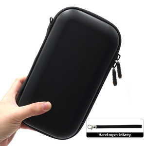 เคสกันน้ำแบบแข็งคุณภาพสูงสำหรับ Pocket 3  วัสดุหนัง PU สีน้ำเงินลายลิ้นจี่ พร้อมช่องเก็บอุปกรณ์เสริม - Product Image 1