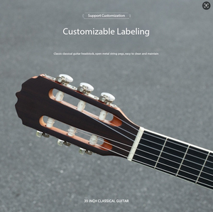 <span class=keywords><strong>Guitare</strong></span> <span class=keywords><strong>classique</strong></span> 6 cordes de 39 pouces en promotion pour débutants et performances professionnelles, table en épicéa, palissandre, okoumé, finition mate, son riche - Product Image 5