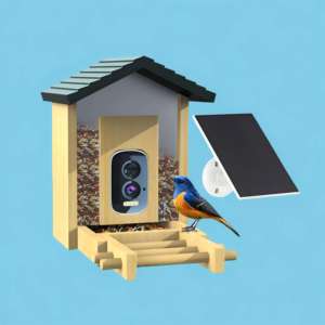 Caméra réseau solaire extérieure avancée CMOS IA Audio bidirectionnel WiFi sans fil pour connexion Alimentée par batterie Vision nocturne intelligente - Product Image 3