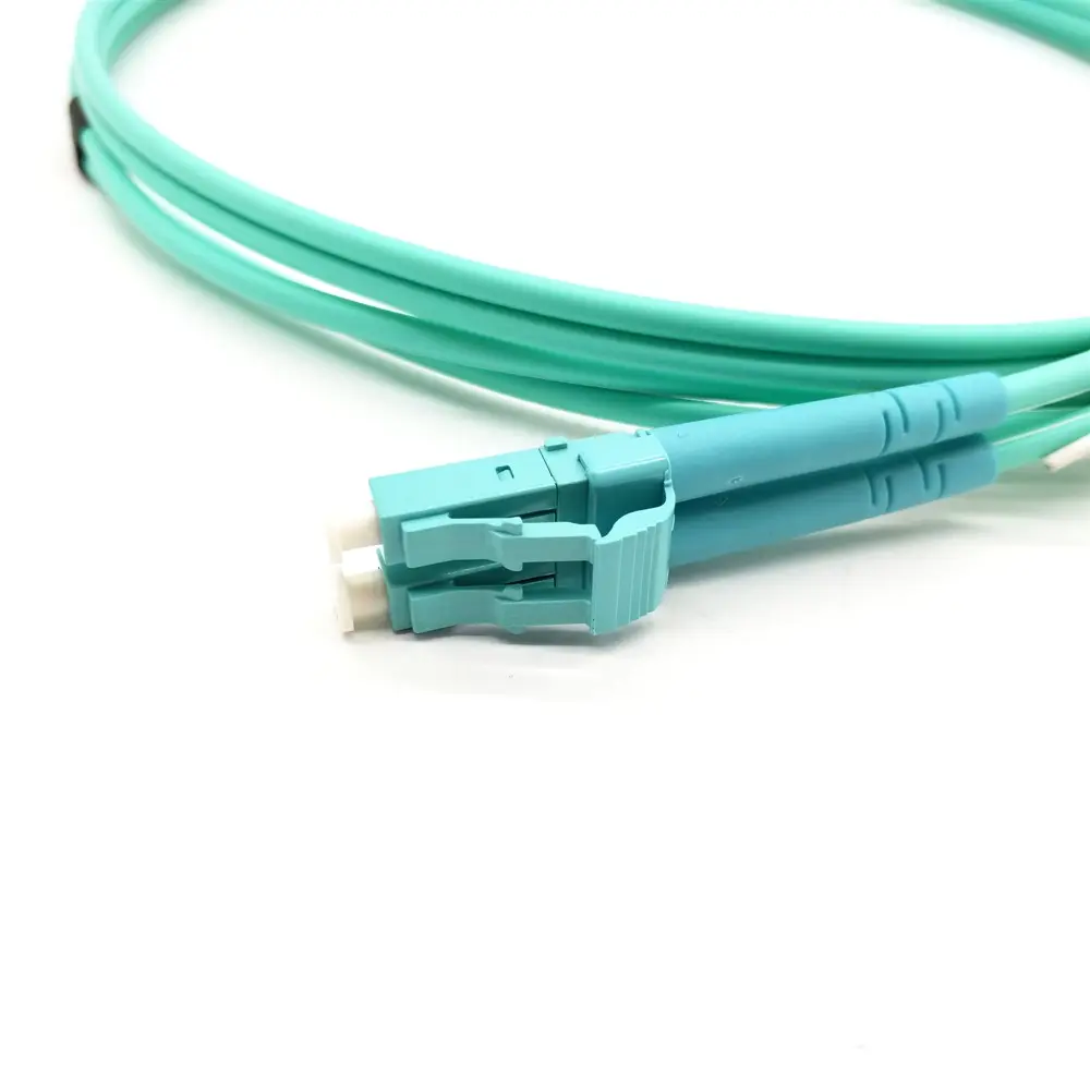 Unionfiber oem/odm dx çok modlu MM 50/125um OM3 fiber optik ara kablolar çok modlu Fiber optik yama kablosu LC LC dubleks