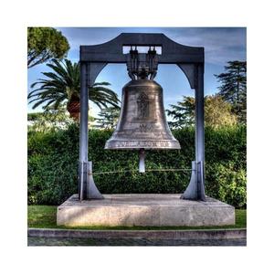 Religious Church Decoration Large Metal Bronze <strong>Brass</strong> <strong>Bell</strong> Sculpture for Sale - Product Image 6