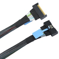 Cable MCIO SFF-8654 8I 50 74P PCIe 5.0 X8 a MCIO sin Aislamiento