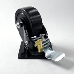 Rueda Giratoria de Nylon Negra de 6 Pulgadas, Super Resistente, de Fábrica, OEM - Product Image 2
