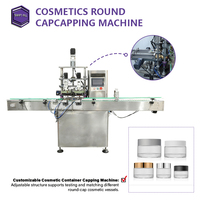 Machine de capsulage cosmétique personnalisable, moteur en acier inoxydable 304, capsulage automatique haute précision pour canettes et bouteilles, réglable