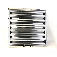 Filtre à graisse pour hotte de cuisine 20x20, filtre de hotte en acier inoxydable 430 pour l'élimination des brumes d'huile, filtre à air 495x495x48mm