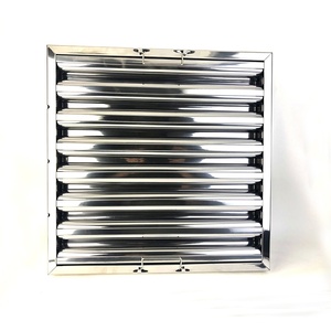 Filtro de Grasa para <span class=keywords><strong>Campana</strong></span> <span class=keywords><strong>Extractora</strong></span> de Cocina 20x20, Filtro de Acero Inoxidable 430 para Eliminar la Niebla de Aceite, 495x495x48mm, Filtro de Aire - Product Image 3