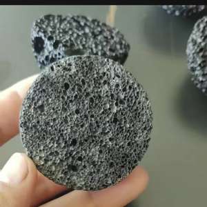 블랙 그레이 화산석 풍수 수족관 또는 하수 처리 용 용암 암석 조각 경쟁 가격 - Product Image 5