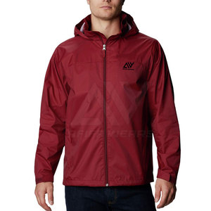 Chaqueta de lluvia con cuello levantado estilo caliente cortavientos para hombre al por mayor estilo de calle impermeable y transpirable para invierno - Product Image 1