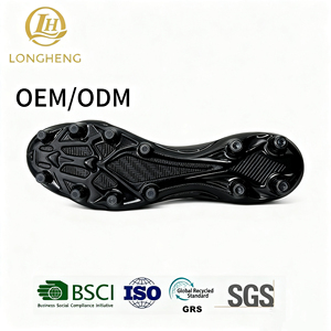 نعال كرة قدم من مادة TPU مضادة للانزلاق مع طلاء كهربائي ومقاومة للتآكل بتقنية الليزر - Product Image 1