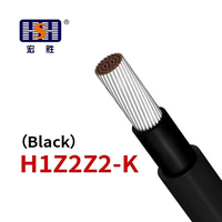 Maßgefertigtes Rot-Schwarzes Batterie-DC-Kabel 4mm2 6mm2 Industrielles Kupferkabel mit LSZH-Isolierung für Hochspannungs-Solaranlagen