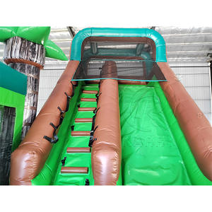 Aire de jeux gonflable extérieure, château gonflable pour enfants avec toboggan, structure de saut sur arbre, 6x7m - Product Image 5