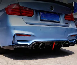 Pour BMW Série 3 F30 Modifiée M3 2012-2018 : Diffuseur de pare-chocs arrière, Lame de protection inférieure, Spoiler, Kit carrosserie arrière, Tuning - Product Image 5