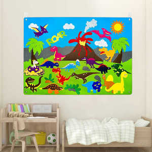 Tenture murale Storyboard L'insert d'animal marin Feutre d'activité Feutre occupé Conseil Montessori Apprentissage - Product Image 2