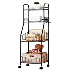 Tùy chỉnh chất lượng cao Cửa hàng đồ nội thất nhà bếp đồ dùng nhà bếp Bộ đồ ăn khăn công cụ phụ kiện kim loại lưu trữ Giá hiển thị đứng - Product Image 1