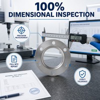 Bride de raccordement à joint de surjet en acier au carbone ASTM A105, classe 150 300 600, DN15 DN20 DN25 DN32, forgée, inspectée par CMM, pour l'industrie pétrolière et gazière, conforme ASME B16.5