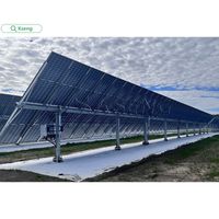 Penjualan laris pelacak surya sumbu tunggal sistem pelacak matahari efisien untuk panel surya