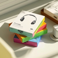 Boîte d'emballage en papier pour écouteurs sans fil rigides de luxe personnalisés pour l'électronique intelligente pour les produits électroniques grand public