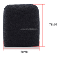 Harga pabrik mikrofon busa kaca depan Filter Pop untuk Lewitt LCT240 249PRO 260 449 640 840 mikrofon kondensor nirkabel