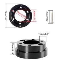70mm détachable réaménagement universel dégagement rapide AL 6 trous simulateur de course jeu adaptateur de moyeu de volant pour G29 G920 G923