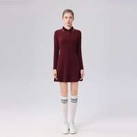 Robe de tennis personnalisée pour femme, séchage rapide, respirante, jupe de sport, tenue athlétique pour l'entraînement sur le terrain
