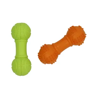 Rubber Dog Toys, Durable Dog Chew Toys for Aggressive Chewers Flavored Tough Natural Rubber & Teeth Cleaning Chewing Bone