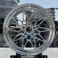 Roue forgée monobloc haute performance polie GVICHN Wheel Factory pour BMW M2 M4