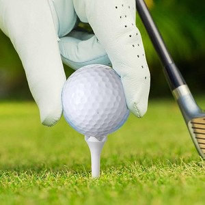 Tee de golf en plastique blanc de 83 mm à cinq branches, durable pour la pratique du golf - Product Image 3